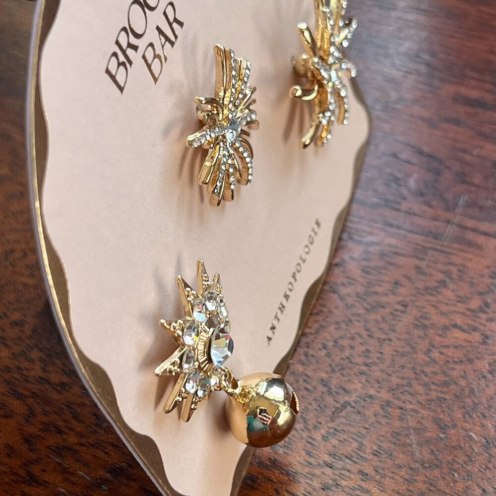 Anthropologie celebration brooches NWT - Picture 6 of 8